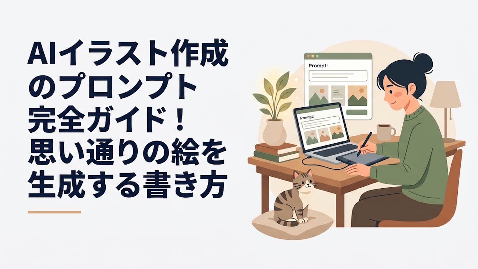 AIイラスト作成のプロンプト完全ガイド！思い通りの絵を生成する書き方